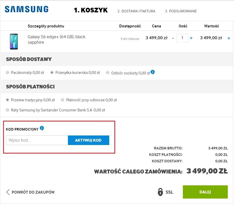 Samsung promocja
