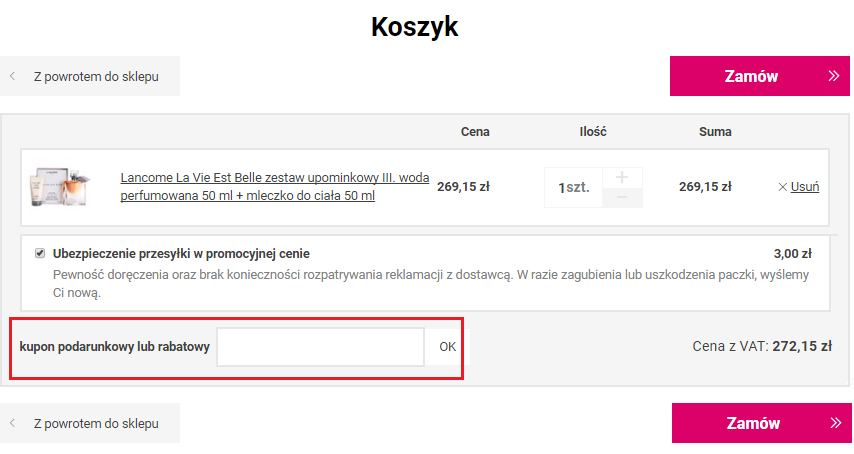 jak wykorzystac kod rabatowy