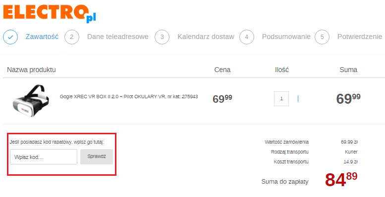electro kod rabatowy