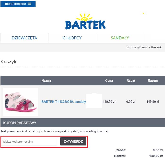 jak wykorzystac kod bartek